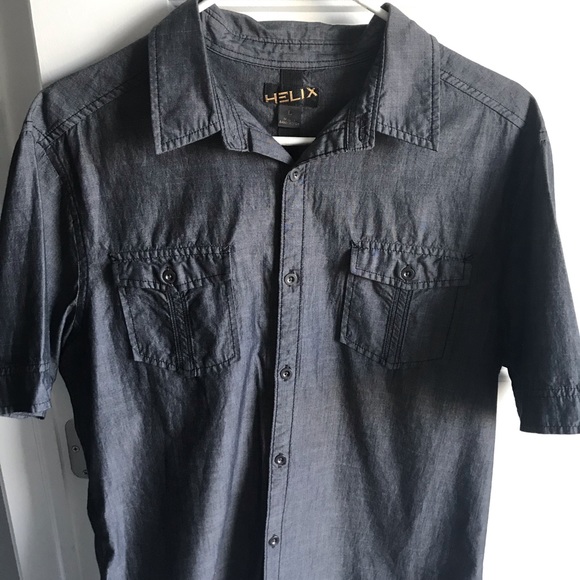 Gray button up - Picture 2 of 4